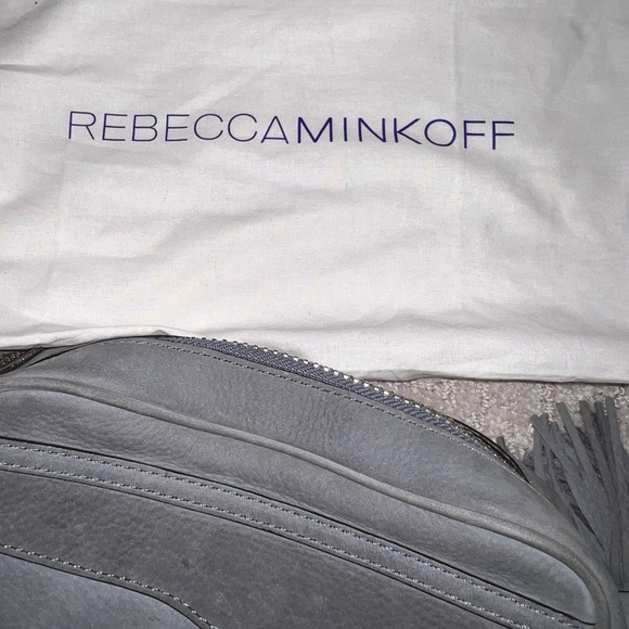 Rebecca Minkoff Bryn suede camera bag blue - Picture 3 of 11